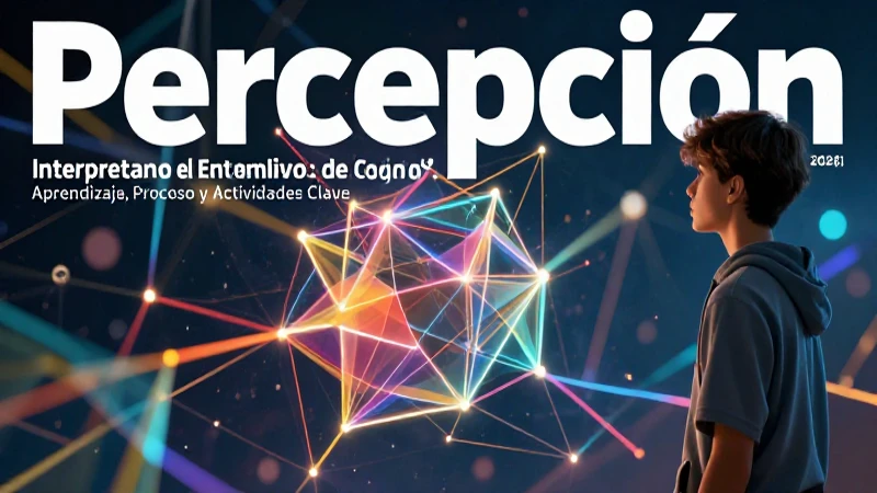 Estudiante observa compleja red cognitiva de aprendizaje