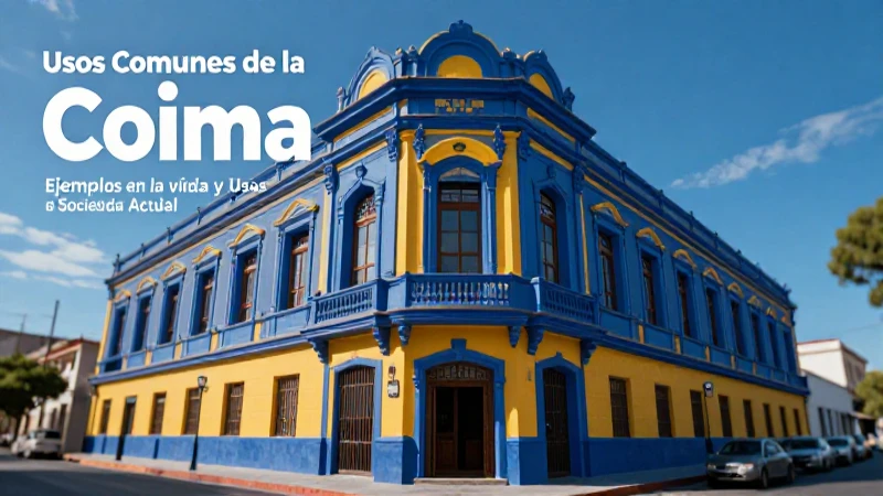 Coima: Definición, Importancia y Usos en la Sociedad Actual 4 Definición y usos de la coima