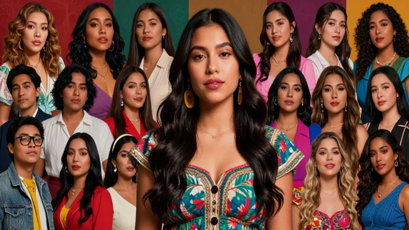 Collage vibrante de mujer mexicana empoderada