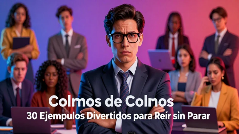 Colmos: 30 Ejemplos Divertidos para Reír sin Parar 4 Colmos laborales divertidos para profesionales