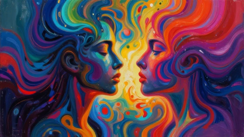 Abstracciones coloridas exploran el significado psicológico del arte