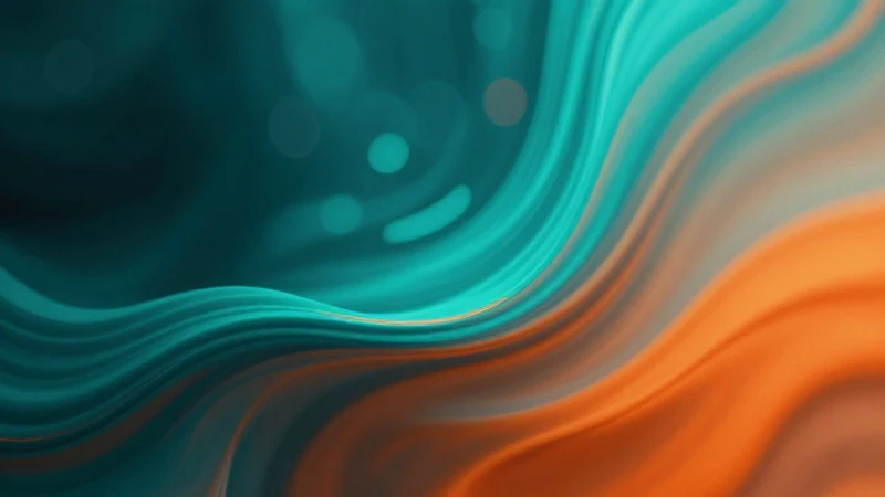 Arte digital vibrante de colores terciarios