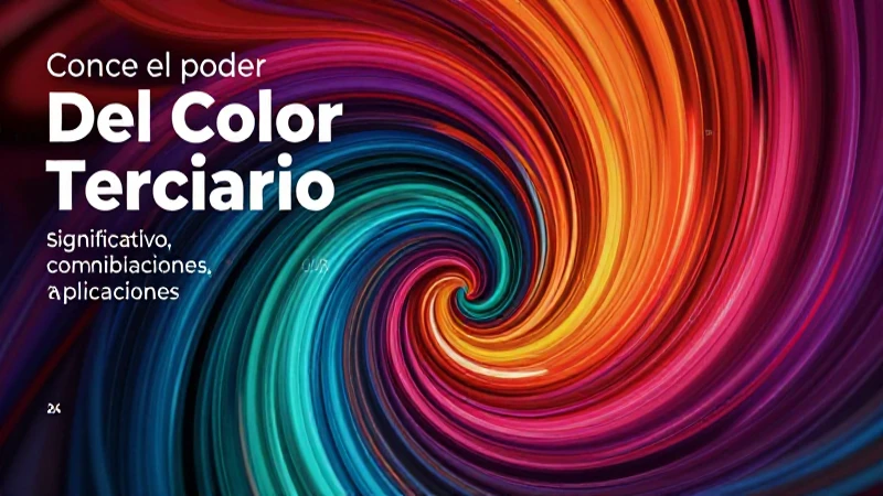 Color terciario vibrante para educación y diseño