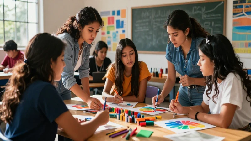 Colaboración artística en la educación mexicana