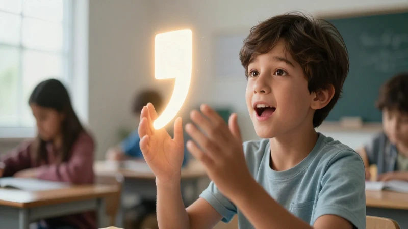 Ilustración educativa sobre la coma vocativa
