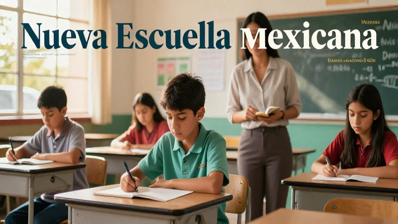 Estudiante enfocado en aula educativa mexicana