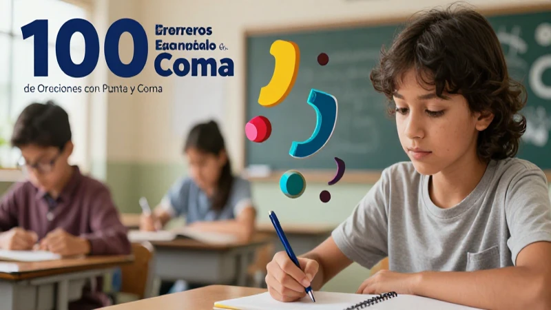 Coma y punto: 100 Ejemplos de Oraciones con Punto y Coma 7 Errores comunes y ejemplos de puntuación
