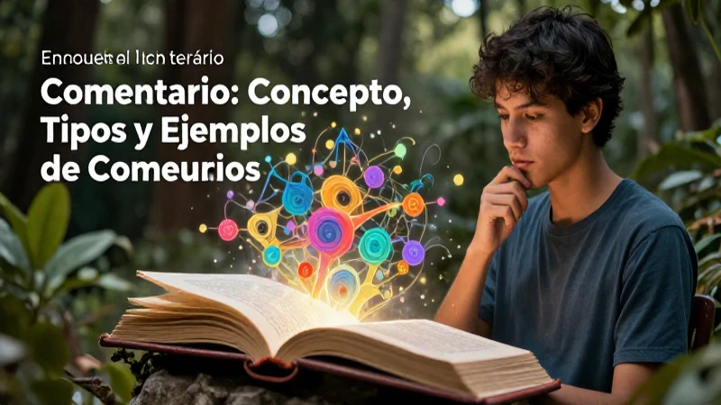 Comentario: Concepto, Tipos y Ejemplos de Comentarios 4 Conceptos, tipos y ejemplos del comentario literario