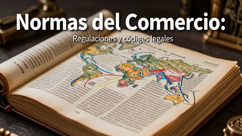 Arte visual que representa el comercio y su regulación