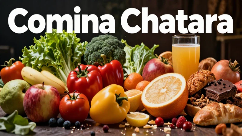Salud versus comida chatarra: una comparación visual