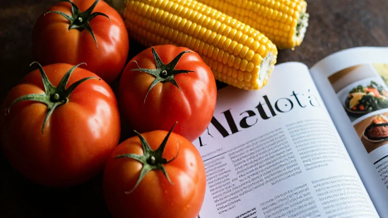 Colores vibrantes de ingredientes mexicanos