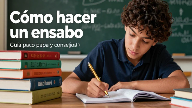 Consejos clave para escribir ensayos efectivos