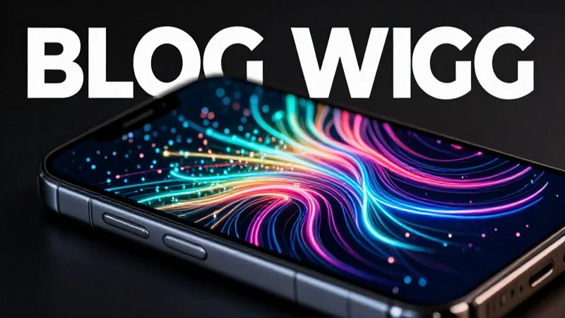 Smartphone con diseño digital vibrante
