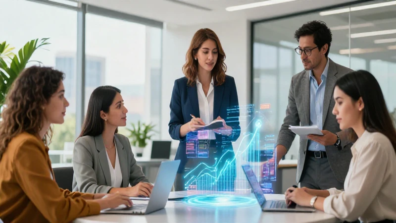 Equipo diverso impulsa crecimiento corporativo moderno
