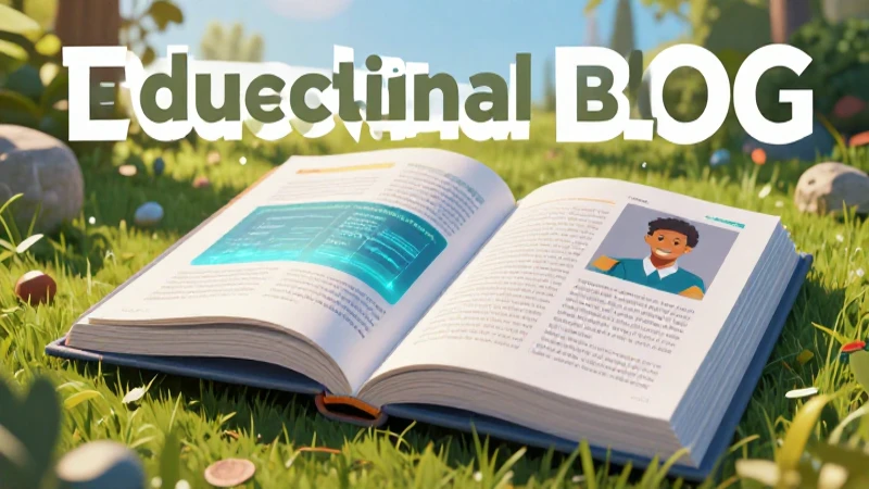 Ilustración digital profesional de revista educativa
