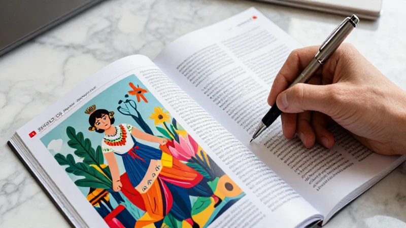 Revista educativa moderna en mármol