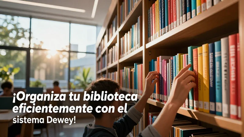 Organiza tu biblioteca con el sistema Dewey