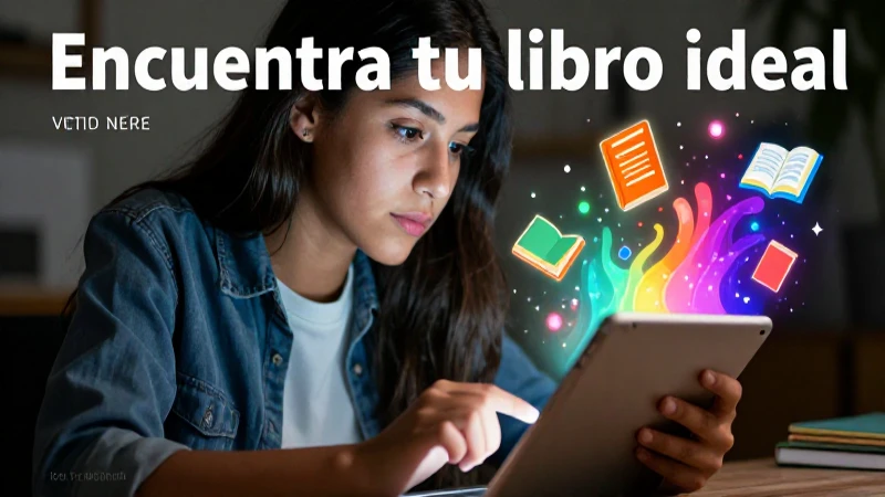 Encuentra tu libro ideal en línea de forma sencilla