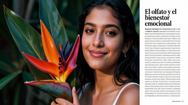 Joven mexicana con flores, salud emocional