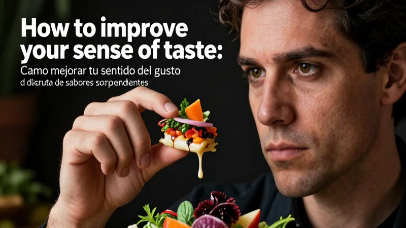 Mejora tu sentido del gusto y disfruta de sabores sorprendentes 4 Cómo mejorar tu sentido del gusto
