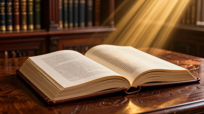 Libros antiguos iluminados en una biblioteca elegante