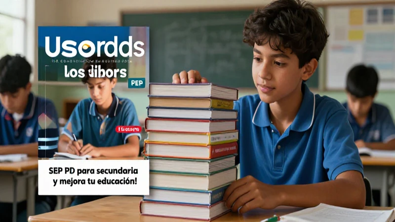 ¡Descarga libros SEP PDF para secundaria y mejora tu educación! 4 Estudiante aprende con libros SEP para mejorar