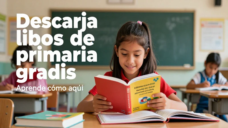 Descarga libros de primaria gratis: Aprende cómo aquí 3 Descarga libros educativos primarios gratis