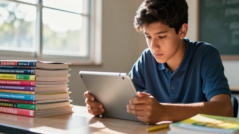 Joven mexicano aprende con Conaliteg digital