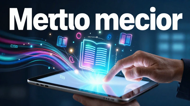 Conoce cómo encontrar fácilmente el PDF de cualquier libro 4 Educador mexicano profesional con tablet digital abstracta