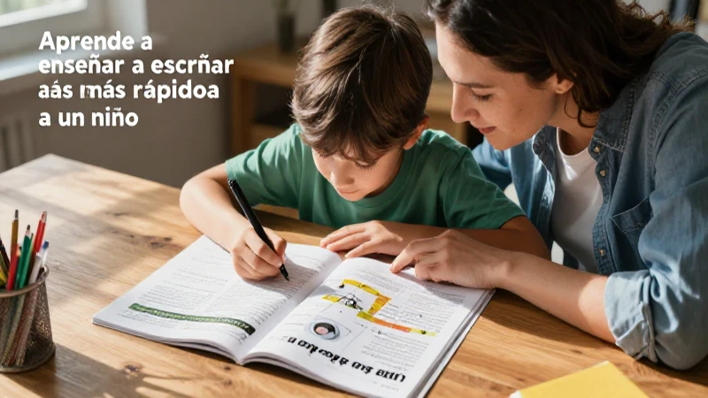 Enseñar a escribir rápido a los niños