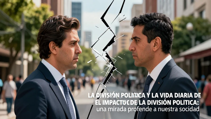 Dos personas enfrentando un dramático conflicto político