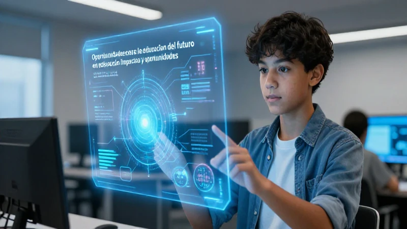 Tecnología transforma la educación de futuro