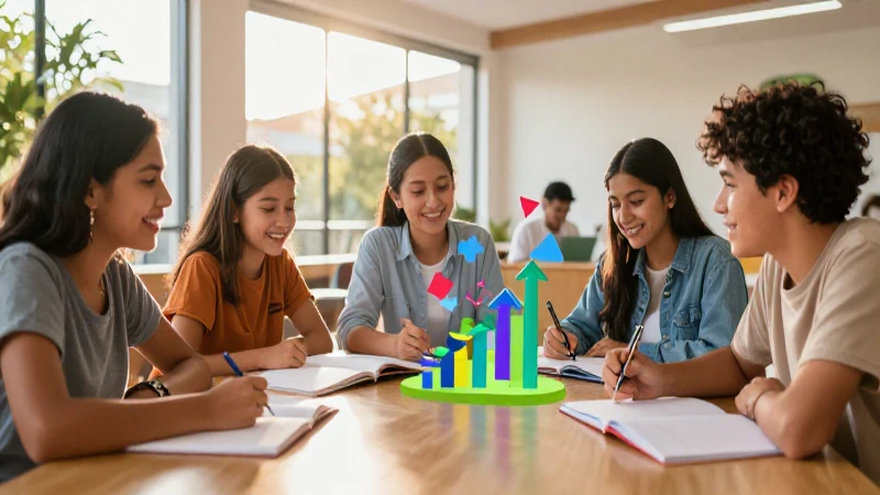 Estudiantes mexicanos aprenden en un espacio vibrante y dinámico