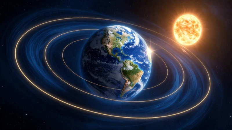 Secretos del movimiento de la Tierra en torno al sol: ¡descubre todo! 3 Ilustración de la órbita terrestre solar