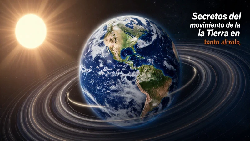 Secretos del movimiento de la Tierra en torno al sol: ¡descubre todo! 4 El movimiento de la Tierra alrededor del Sol