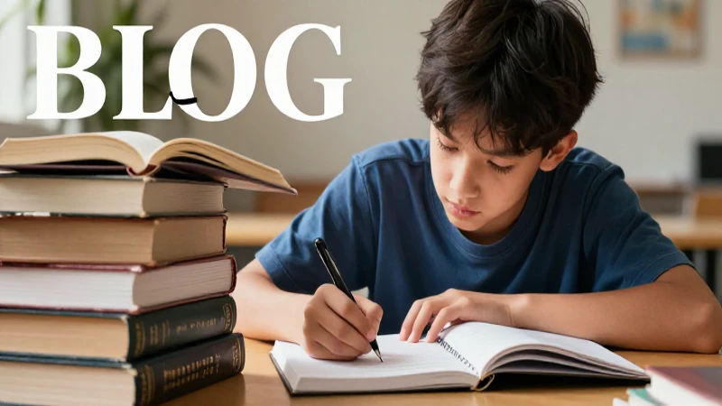Estudiante concentrado con literatura clásica