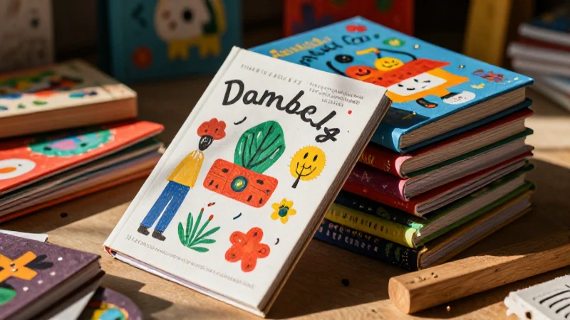 Libros artesanales coloridos y detallados bajo luz cálida