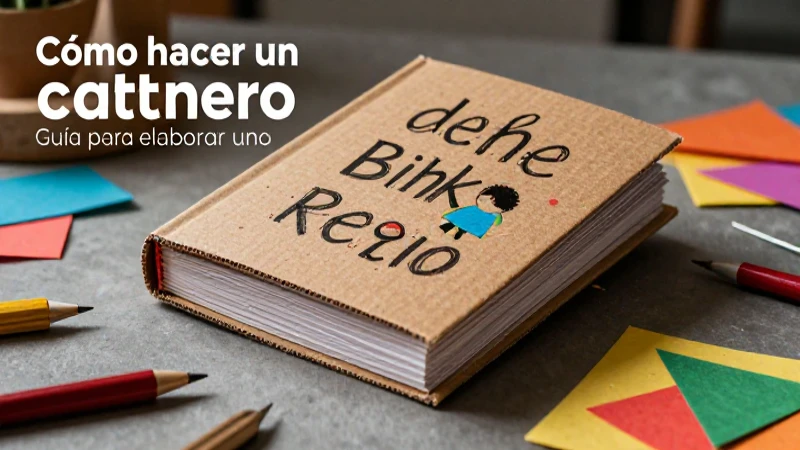 Diseño vibrante de un libro cartonero mexicano