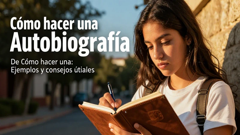 Cómo hacer una autobiografía: Ejemplos y consejos útiles 4 Guía para escribir una autobiografía