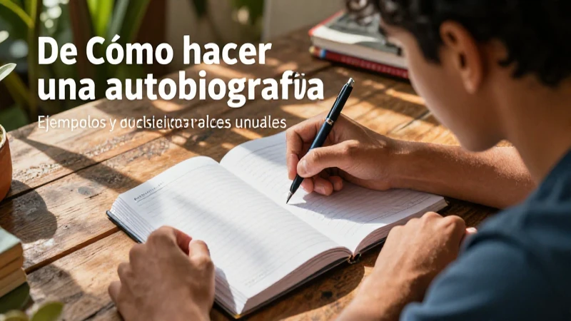 Cómo hacer una autobiografía: Ejemplos y consejos útiles 5 Consejos y ejemplos para escribir tu autobiografía