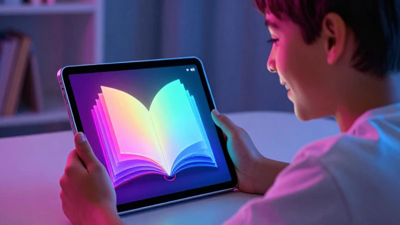 Aprende cómo leer libros en Google Books: Guía completa 4 Estudiante aprende con tablet digital moderna
