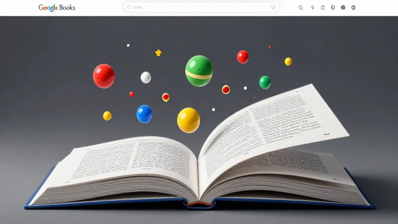 Aprende cómo leer libros en Google Books: Guía completa 5 Ilustración 3D de Google Books con estilo educativo profesional