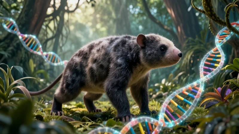 Animal evolutivo en ecosistema vibrante y dramático