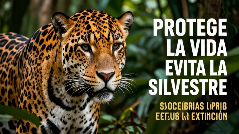 Protege la vida silvestre para evitar su extinción