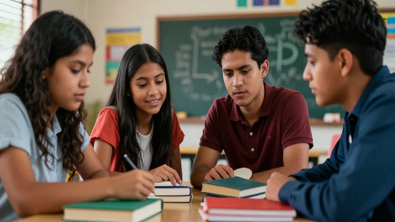 Claves para una educación ética y valores: Nueva Escuela Mexicana 3 Estudiantes mexicanos colaboran en un entorno educativo vibrante