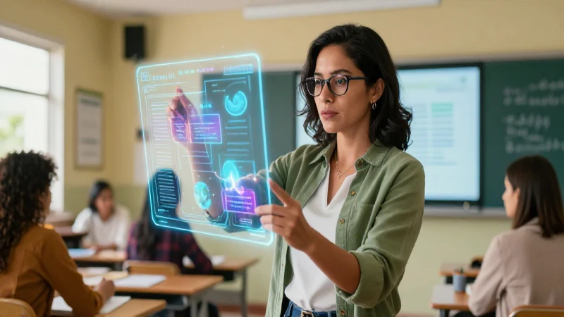 Conoce los secretos para recursos educativos de calidad en la nueva escuela mexicana 6 Maestro mexicano evalúa holograma educativo avanzado