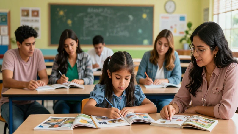 La Nueva Escuela Mexicana: Padres activos en la educación 3 Niño mexicano estudiando en aula vibrante