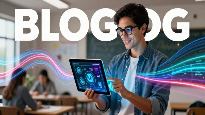 Aprende a enseñar con tecnología: potencia tus habilidades digitales como docente 3 Joven educador digital en entorno moderno