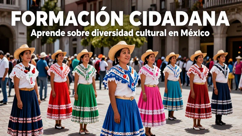 Formación ciudadana: Aprende sobre diversidad cultural en México 3 México: diversidad cultural vibrante en la plaza