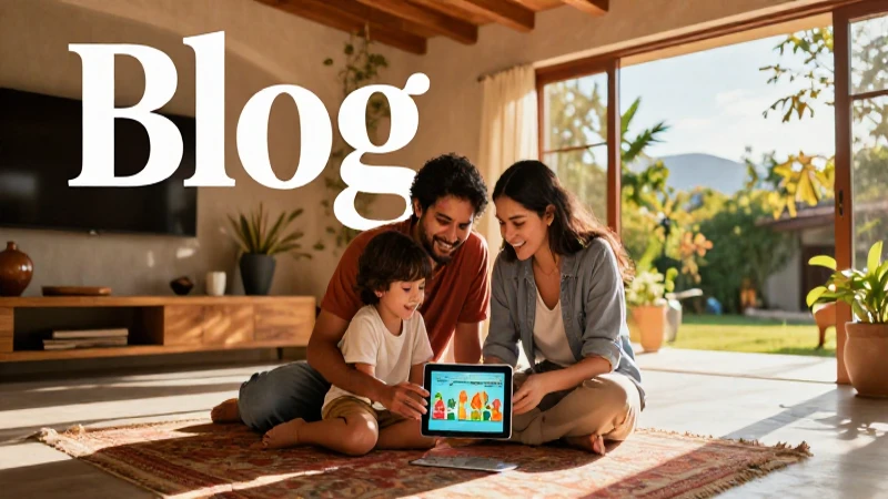 Hogar moderno, aprendizaje cálido y feliz